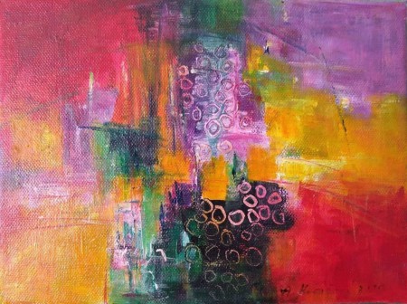 Marcelke 2, 20x30 cm, akryl